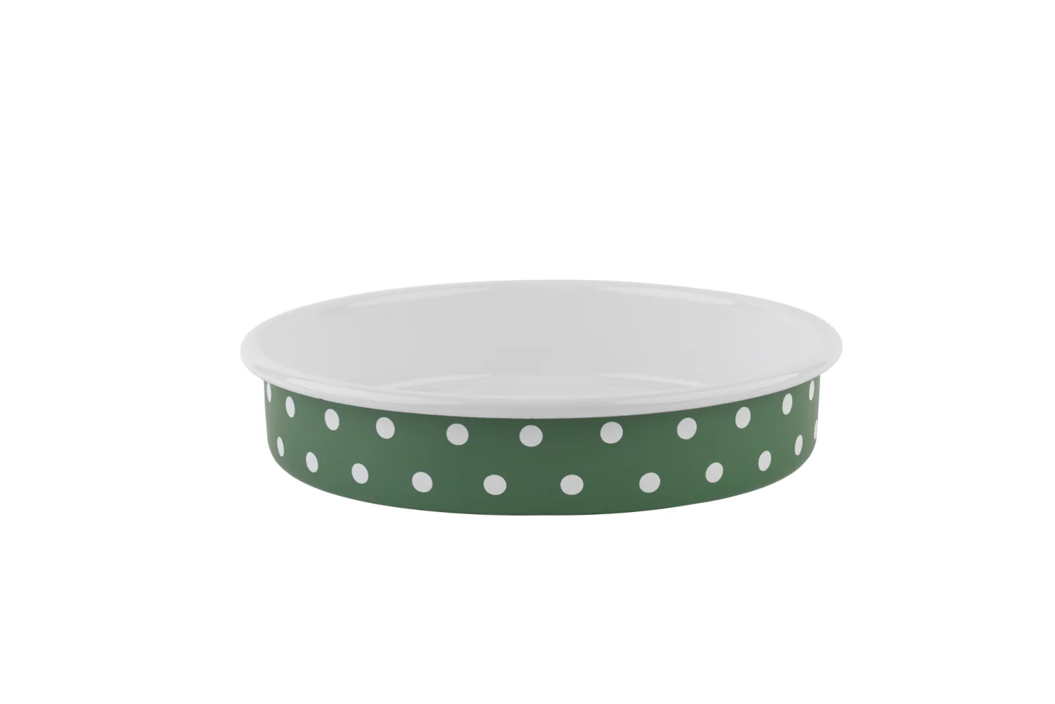 Sallys Emaille Ofenform - Ø28 cm gepunktet - Image 3