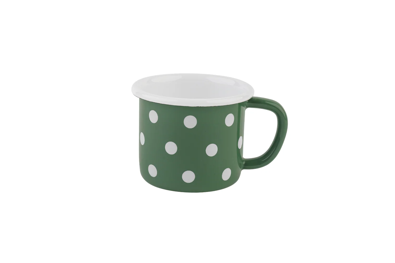 Sallys Emaille Tasse - pastell groß gepunktet - Image 3